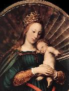 HERRERA, Francisco de, the Younger Darmstadt Madonna oil on canvas